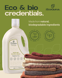 Eco-Friendly Laundry Liquid Detergent Non Bio 28 washes 4L