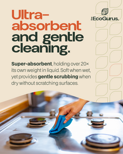 Original Made in Sweden Swedish Dish Cloths by The EcoGurus